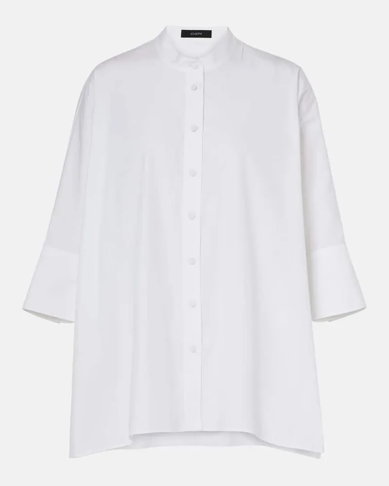 Joseph Oversize-Hemd Congo aus Baumwollpopeline Weiß