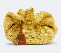Clutch Paradise aus Raffiabast