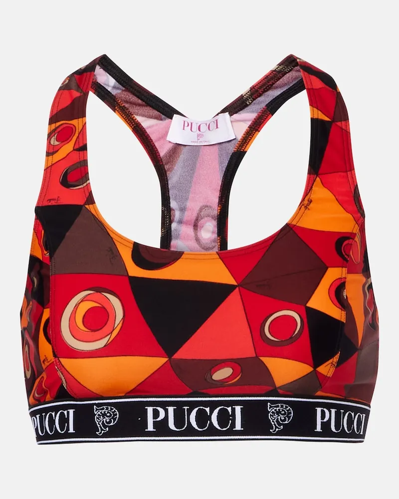 Emilio Pucci Sport-BH Manuba Orange