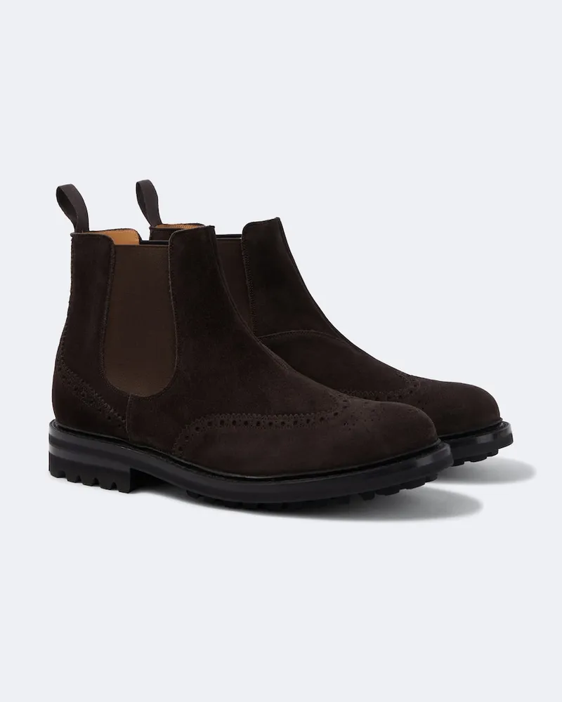 Church's Chelsea Boots McEntyre LW aus Veloursleder Braun