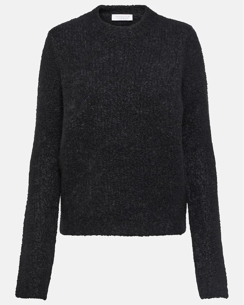 Gabriela Hearst Pullover Philippe aus Boucle Schwarz