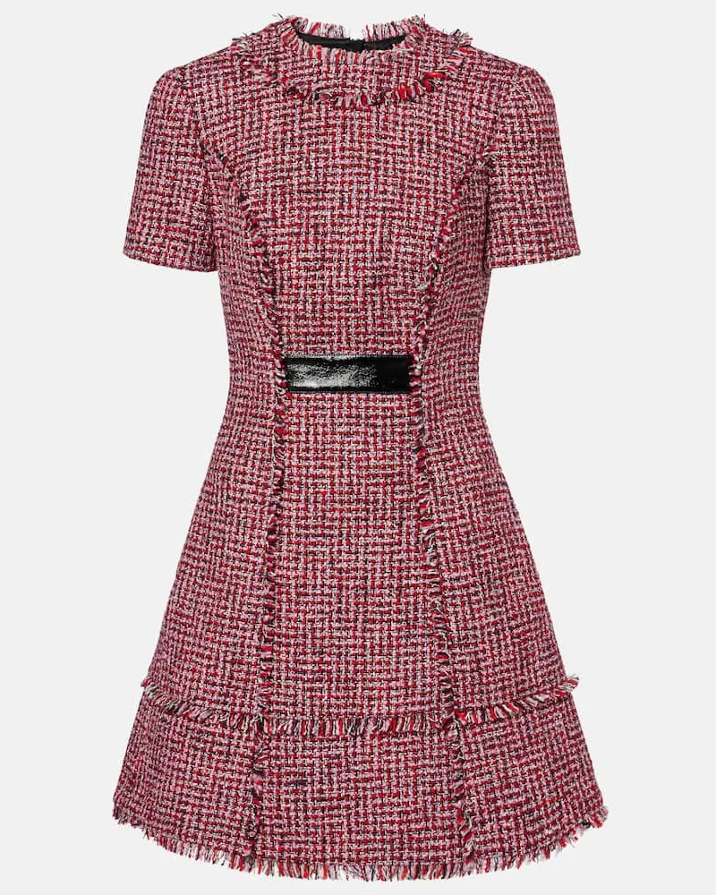Safiyaa Minikleid aus Tweed Multicolor