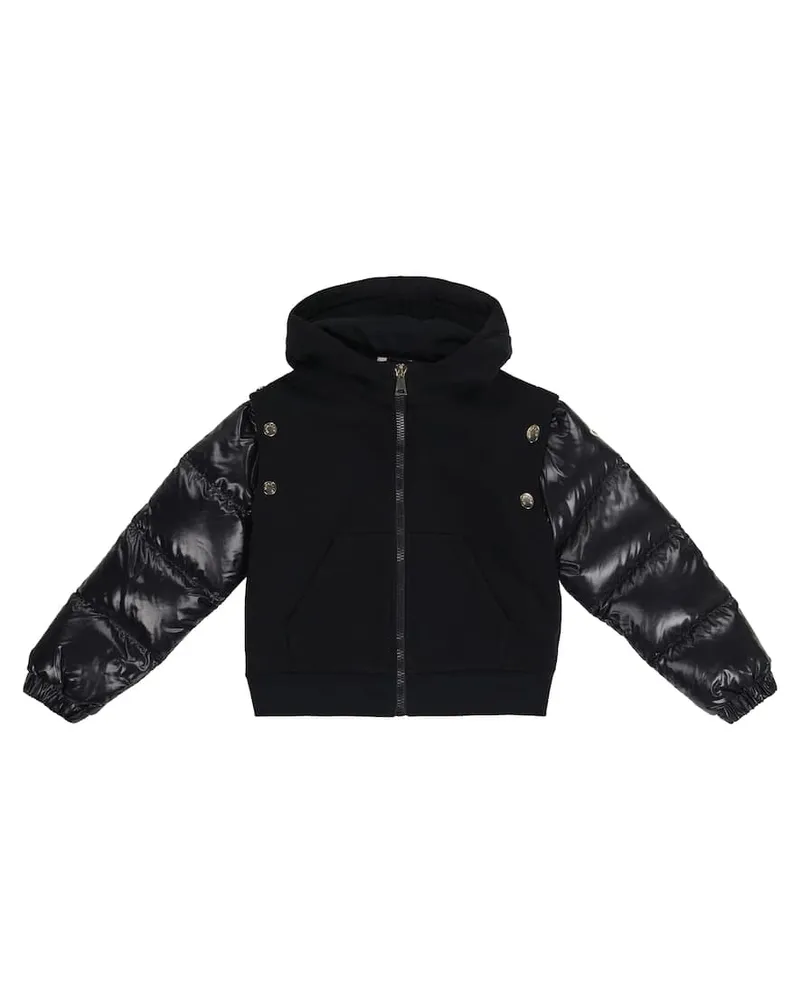 Moncler Daunenjacke aus Baumwolle Blau