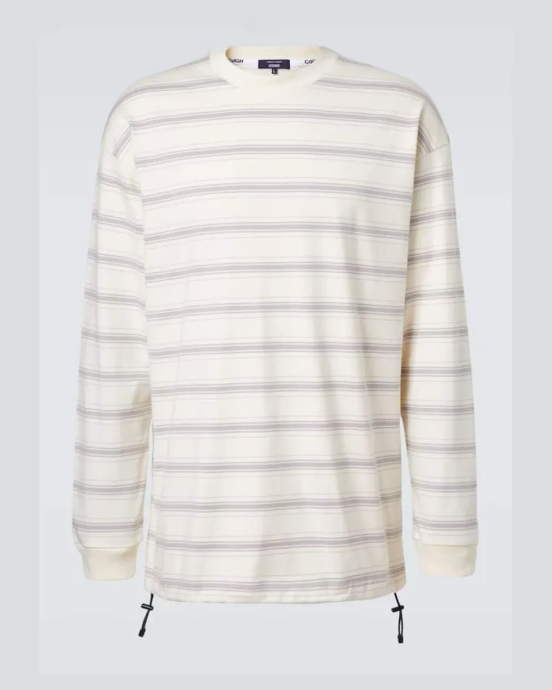 Comme des Garçons Comme des Garçons Homme Longsleeve aus Baumwoll-Jersey Weiß