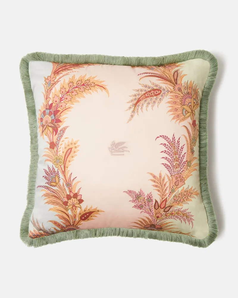 Etro Kissen aus Baumwolle Rosa