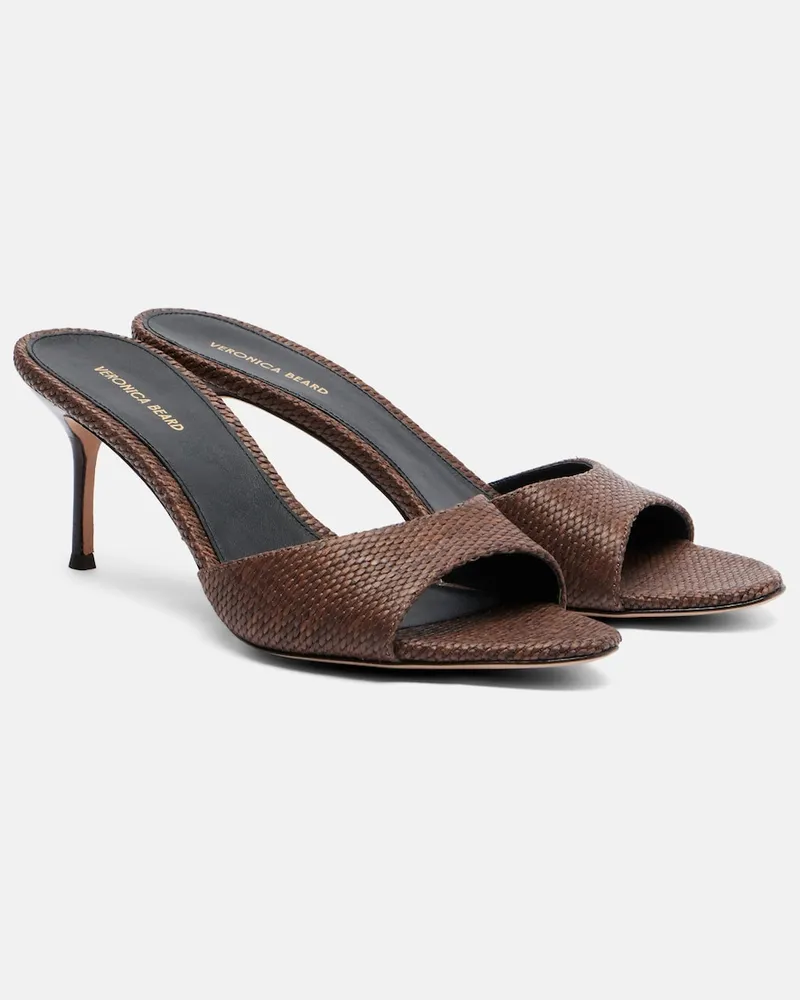 Veronica Beard Pantoletten Braun