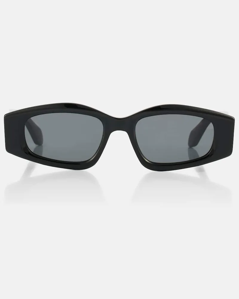 Alaïa Alaïa Eckige Sonnenbrille Schwarz