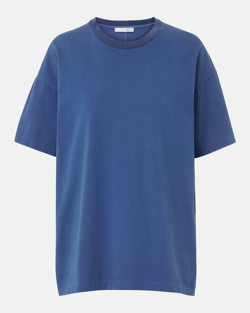 The Row T-Shirt Lavinia aus Baumwolle Blau