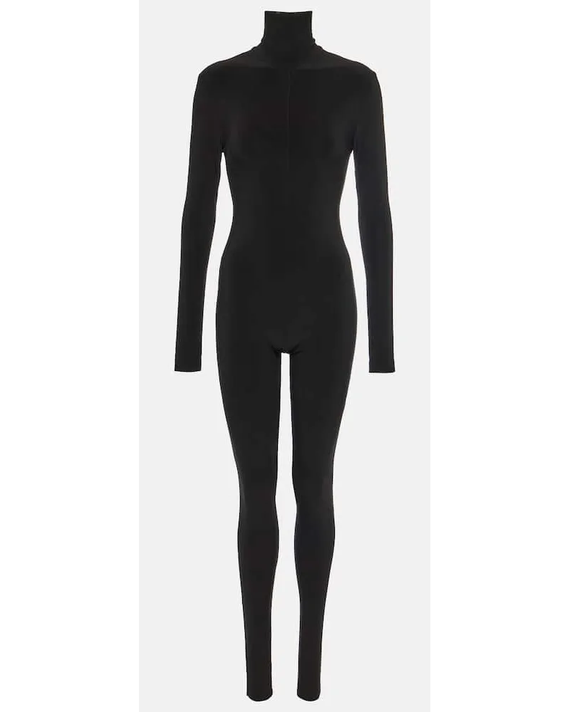 Norma Kamali Bodysuit aus Jersey Schwarz