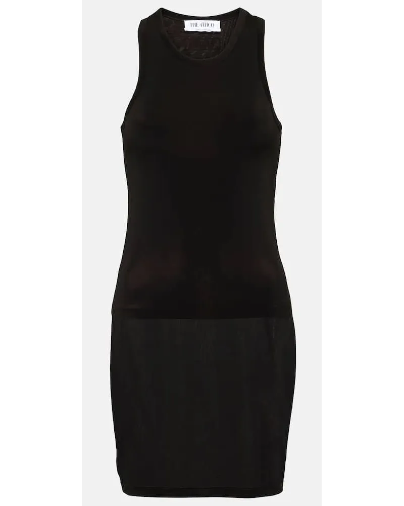 ATTICO Top Schwarz