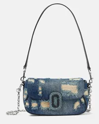 Marc Jacobs Schultertasche The Rip and Repair aus Denim Blau