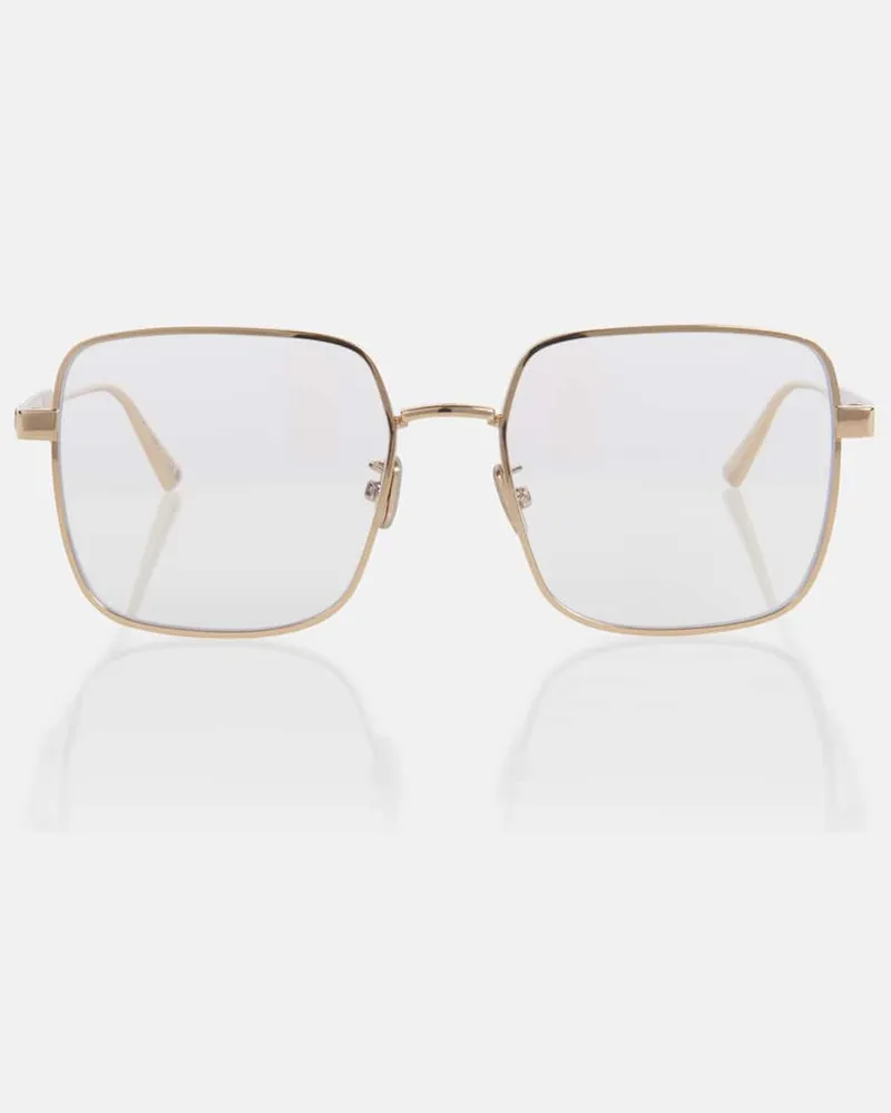 Dior Eckige Brille DiorCannageO S1F Gold