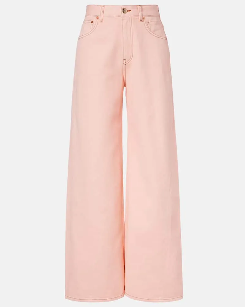 Blazé Milano Blazé Milano Wide-Leg Jeans Clapotis Rosa
