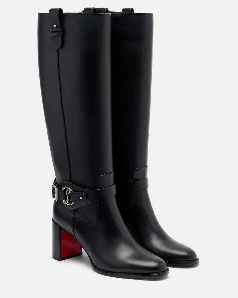 Christian Louboutin Stiefel Dianouchette Botta 70 Schwarz