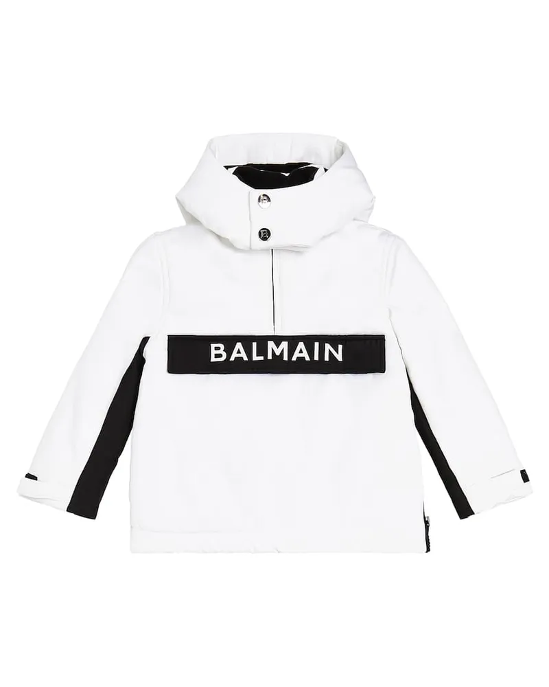 Balmain Skijacke Weiß