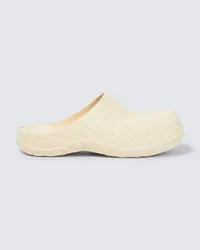 Bottega Veneta Slippers Intrecciato Weiss