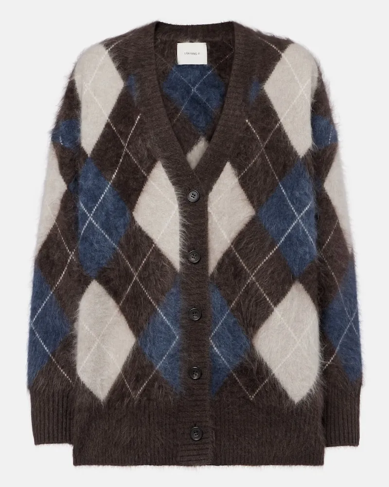 Lisa Yang Cardigan Elaria aus Kaschmir Braun
