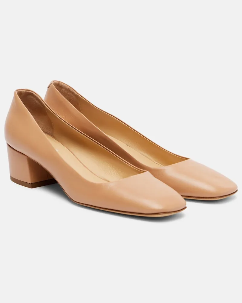 Gabriela Hearst Pumps Agathe aus Leder Beige