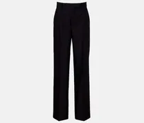 Weite Hose aus Wolle