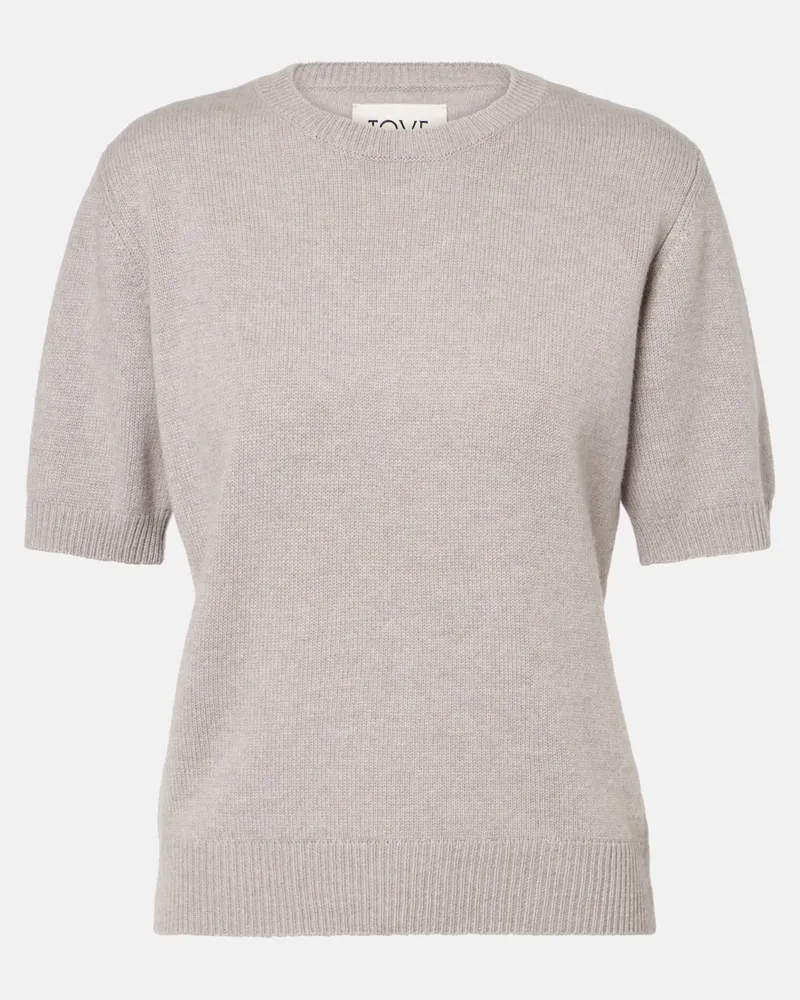 TOVE T-Shirt Lura aus Kaschmir Grau