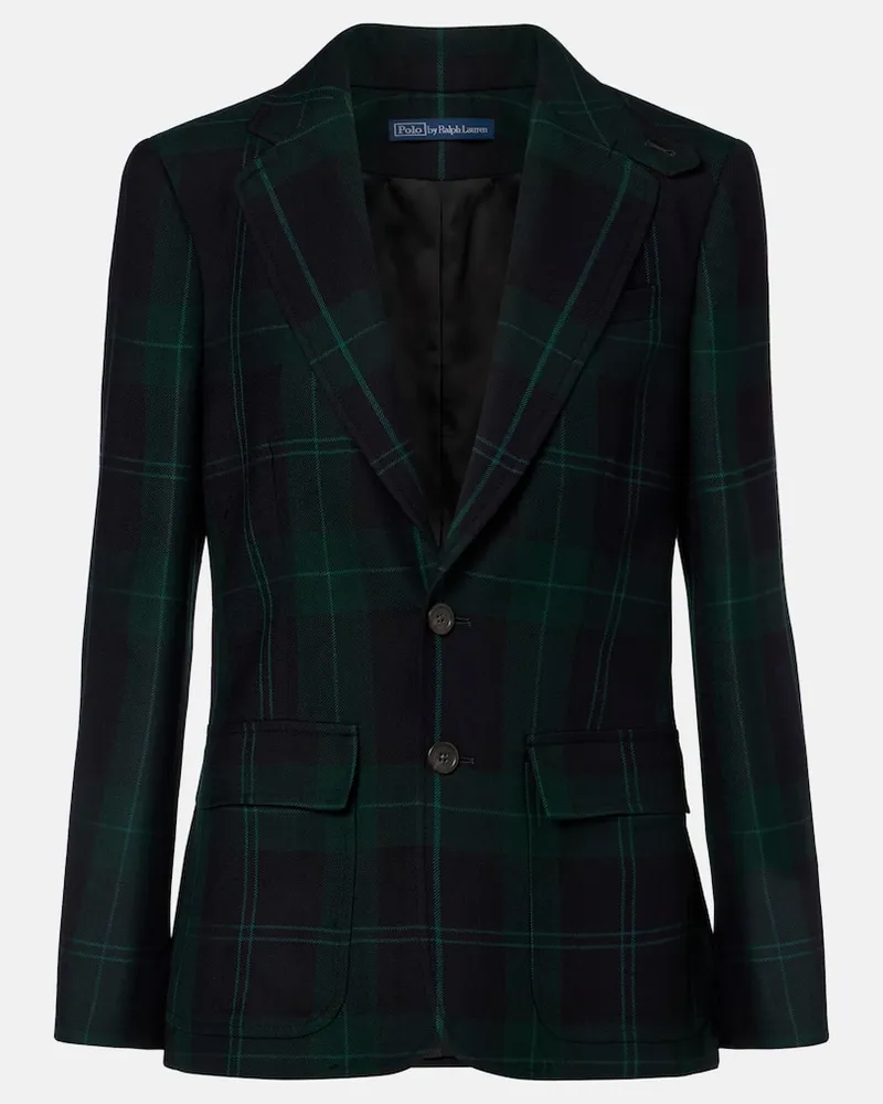 Ralph Lauren Blazer aus Wolle Grün