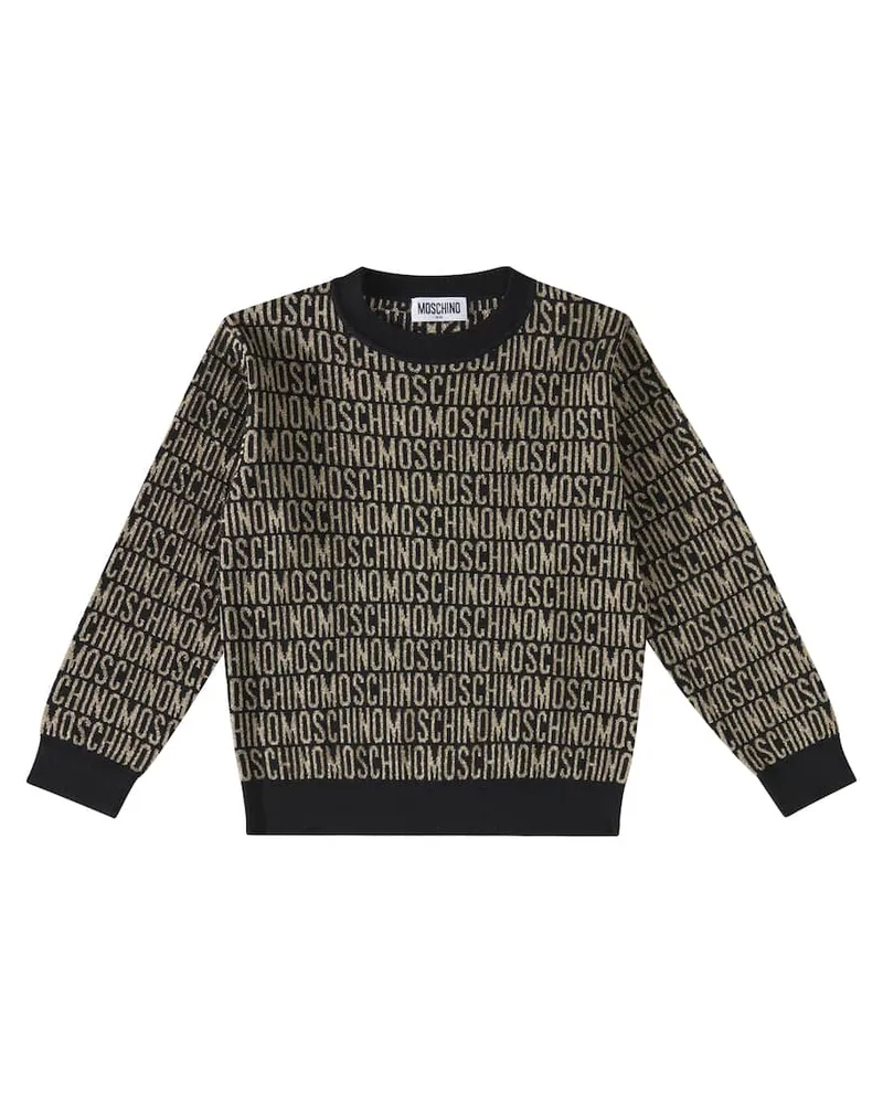 Moschino Pullover aus einem Baumwollgemisch Schwarz