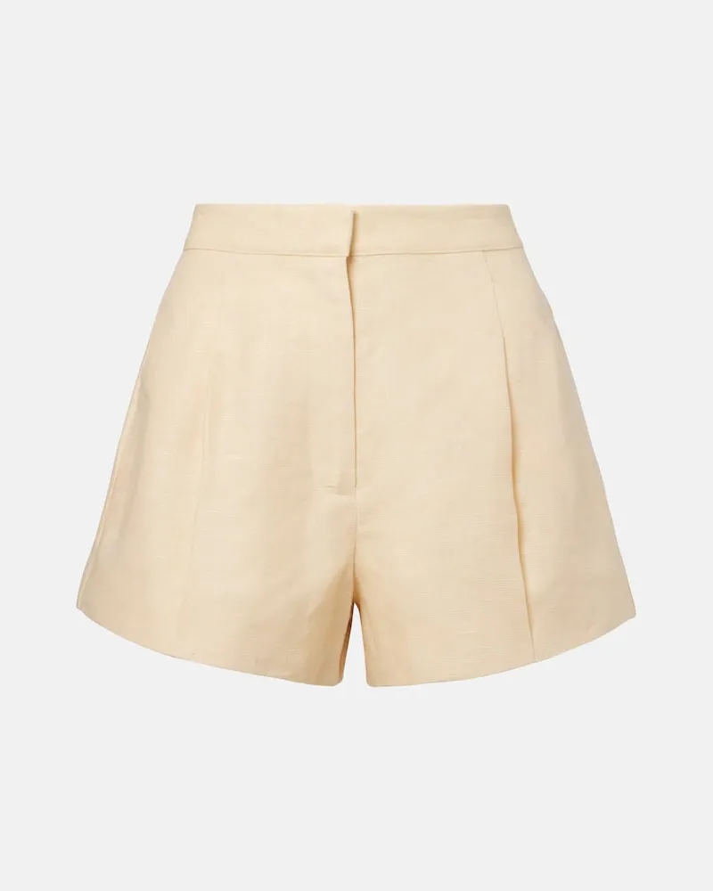 Posse Shorts Rosalie aus Leinen Beige