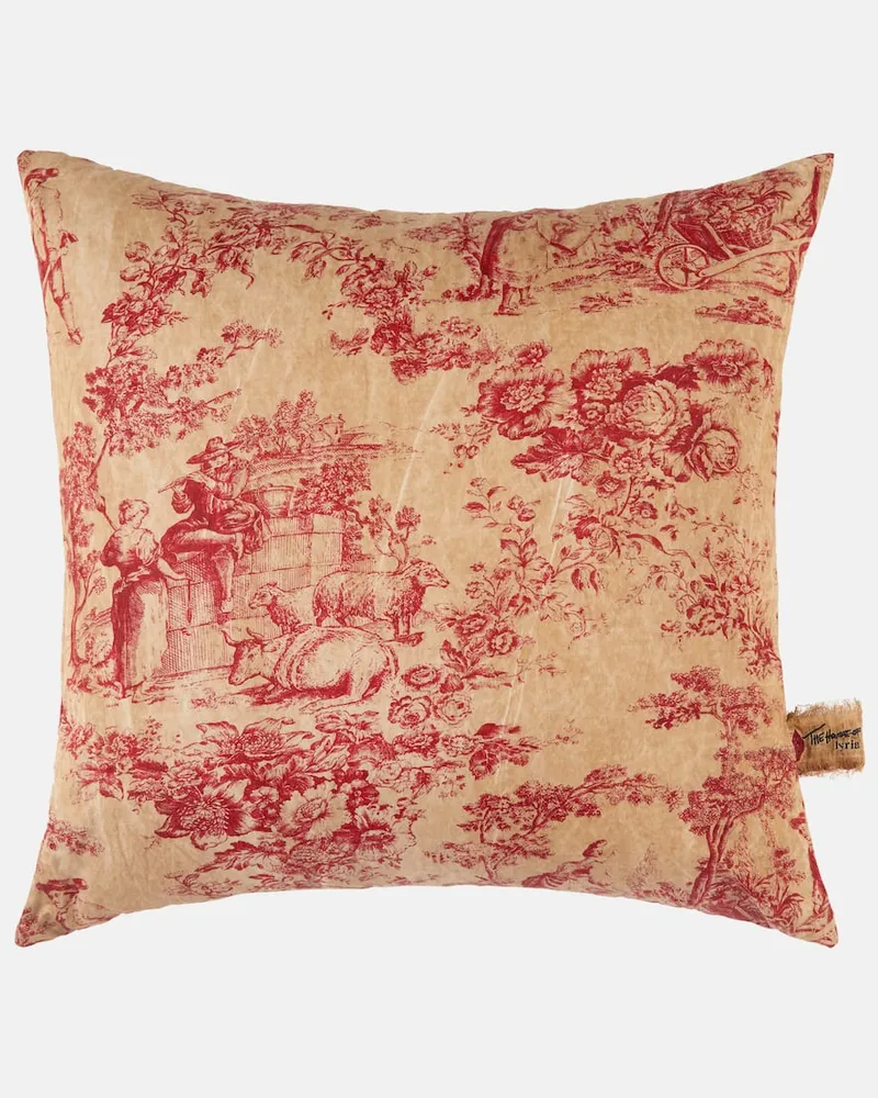 The House of Lyria Kissen Argia aus Baumwolle Gold
