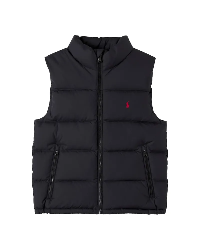 Ralph Lauren Wattierte Weste aus Daunen Schwarz