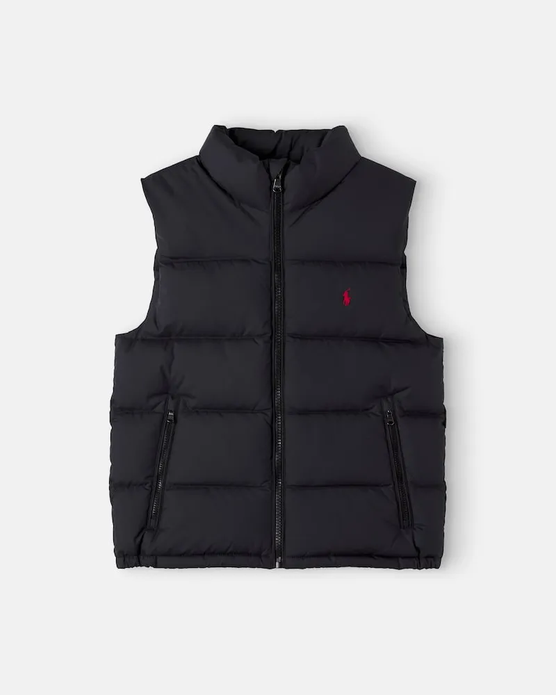 Ralph Lauren Wattierte Weste aus Daunen Schwarz