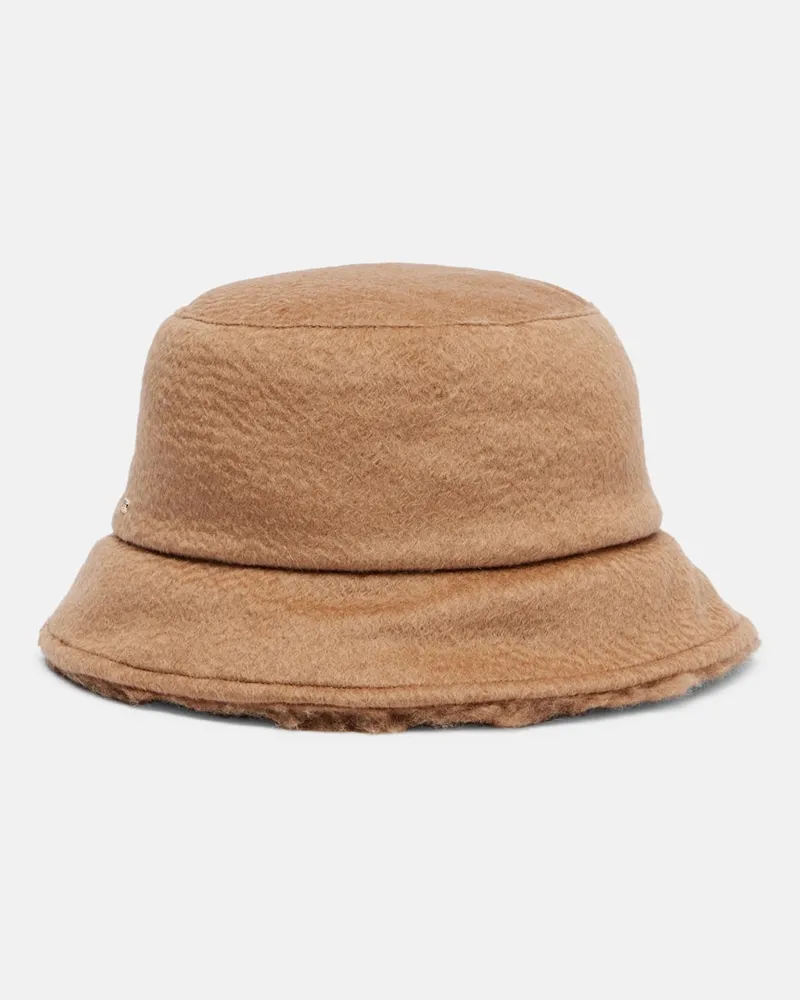Max Mara Wendbarer Hut aus Kamelhaar Beige