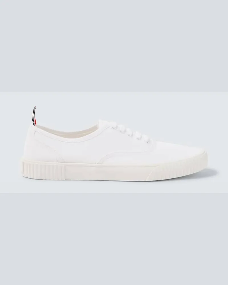 Thom Browne Sneakers Heritage aus Canvas Weiß