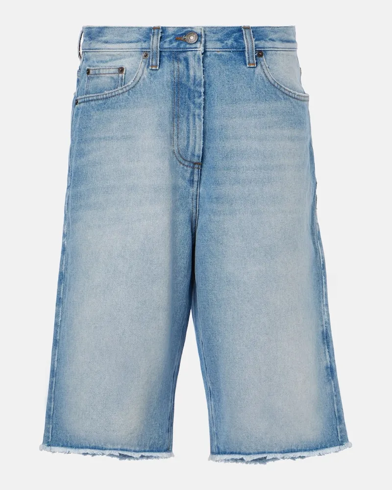 Dries van Noten Jeansshorts Blau