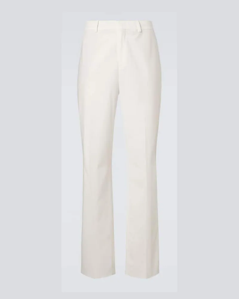 TOD'S Chinohose aus Baumwolle Weiß