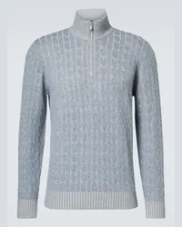 Brunello Cucinelli Pullover aus Kaschmir Blau