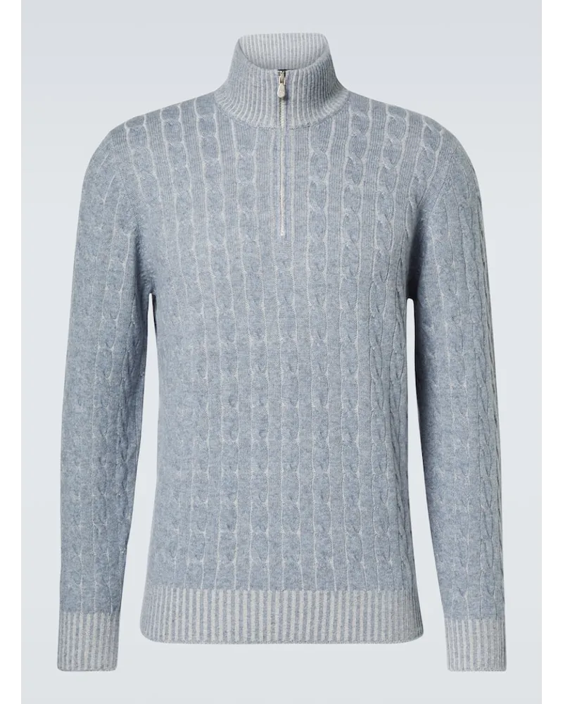 Brunello Cucinelli Pullover aus Kaschmir Blau