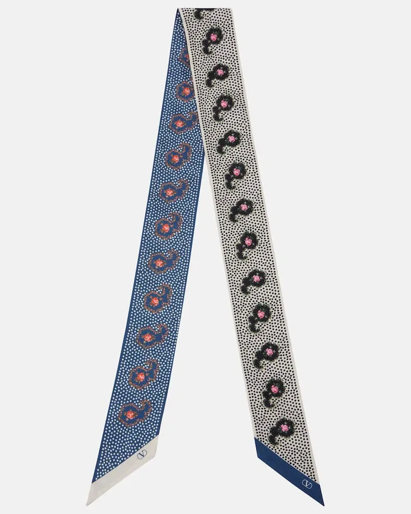 Valentino Garavani Tuch Escape aus Seiden-Twill Multicolor