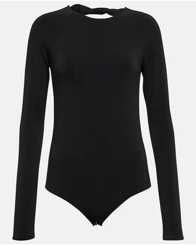 Jil Sander Body aus Jersey Schwarz