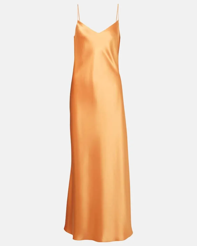 GALVAN Slipdress Provence aus Satin Gold