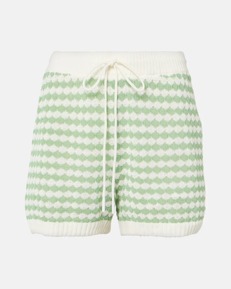 Zimmermann Shorts Everley aus Strick Grün