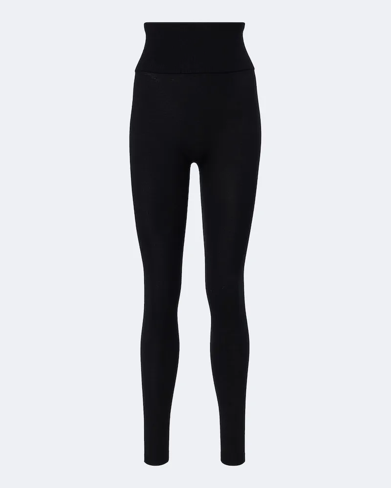 Wolford Leggings Woolford aus einem Wollgemisch Schwarz