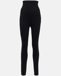 Prada High-Rise Leggings Schwarz