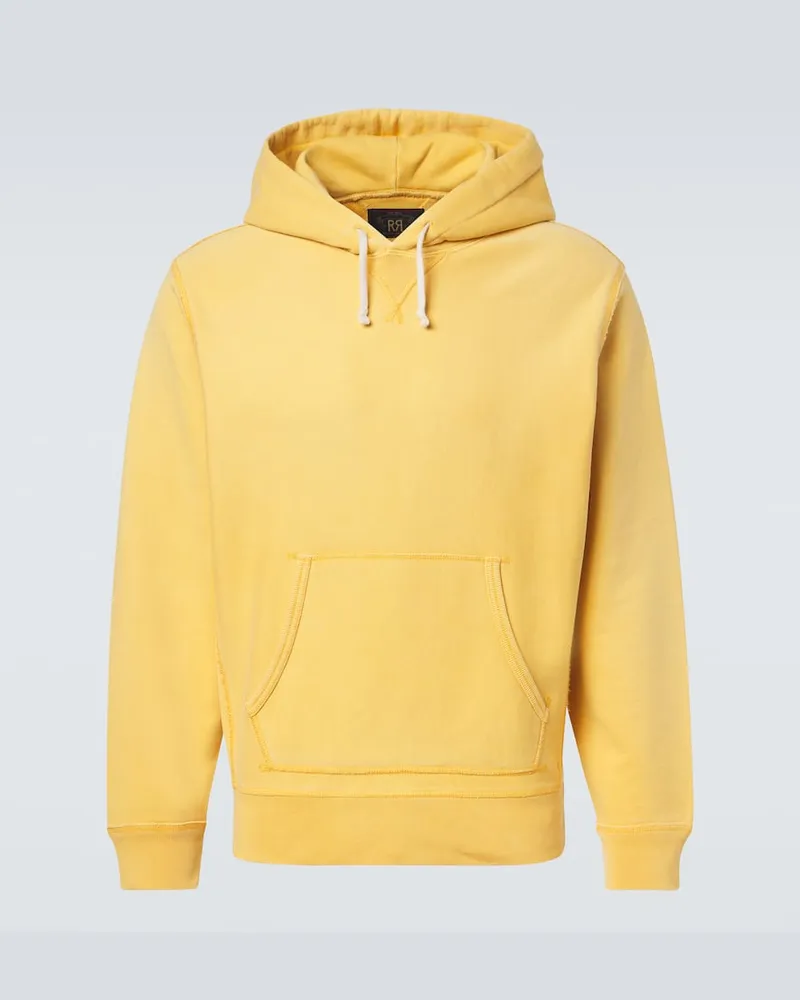 RRL Hoodie aus Baumwolle Gelb