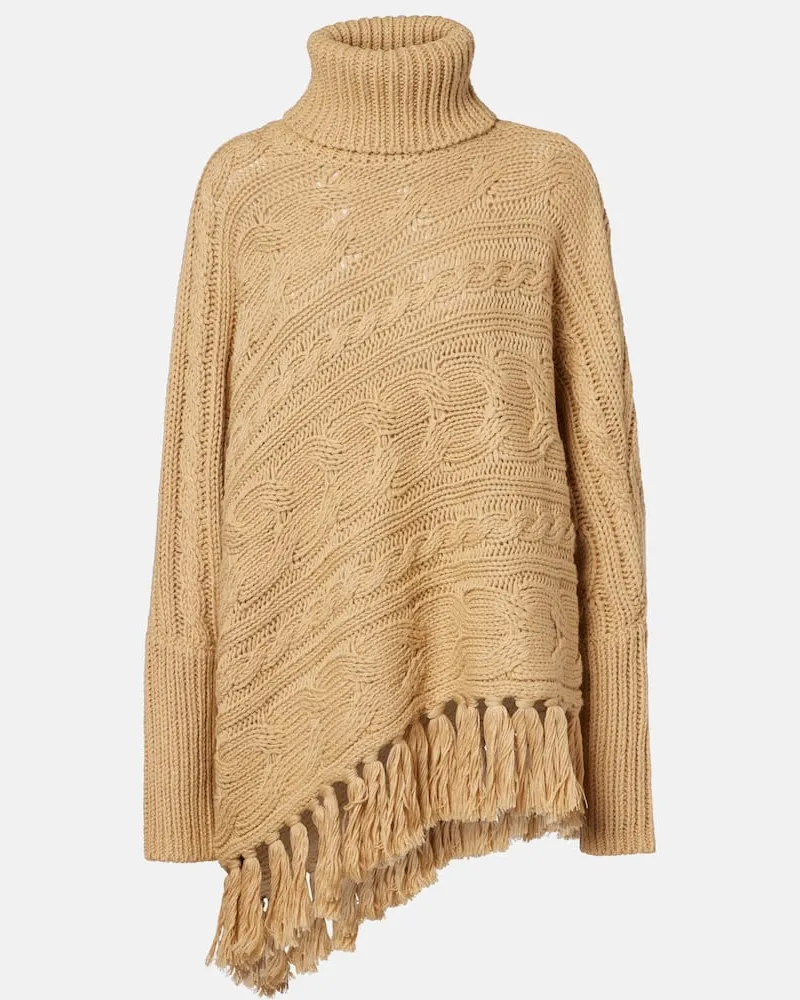 GOLDBERGH Rollkragenpullover aus einem Wollgemisch Beige