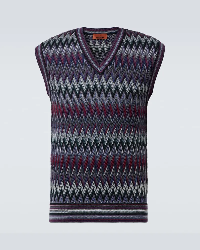 Missoni Pullunder aus Wolle Multicolor
