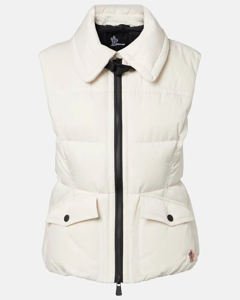 Moncler Daunenweste Weiß