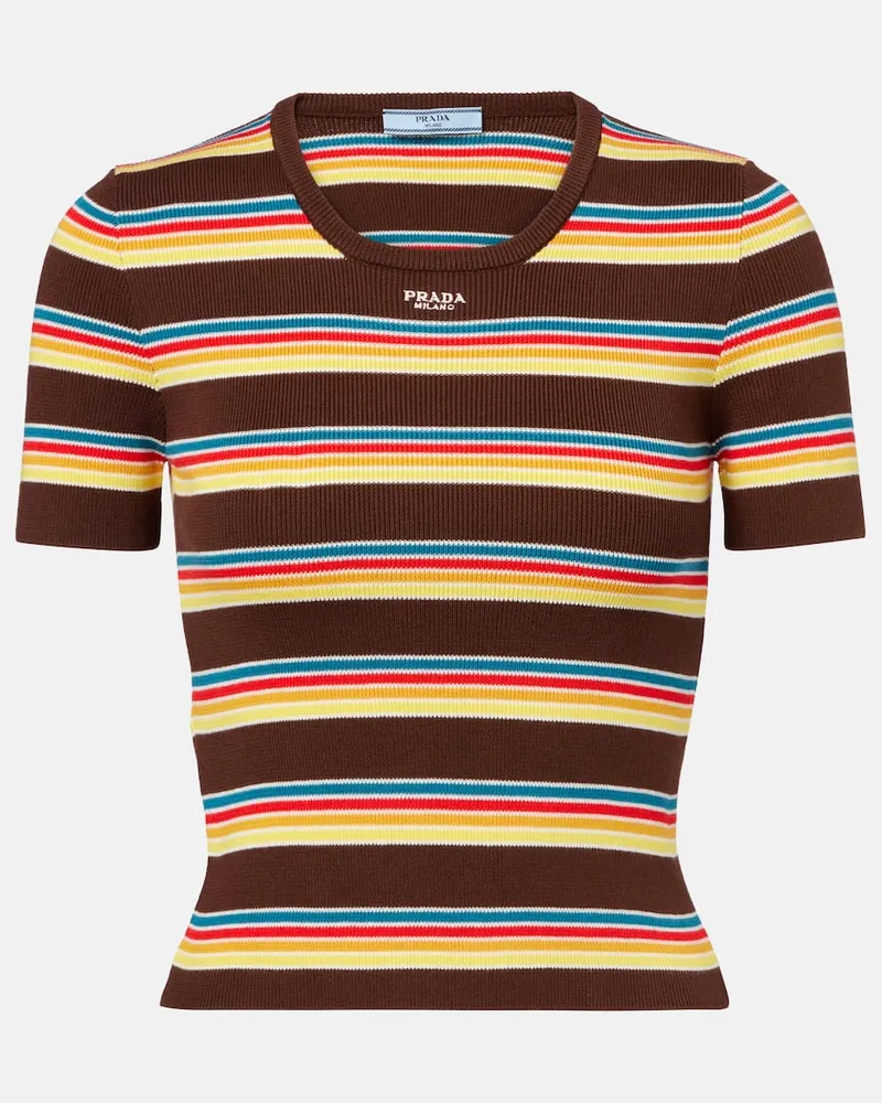 Prada Pullover aus Baumwolle Multicolor