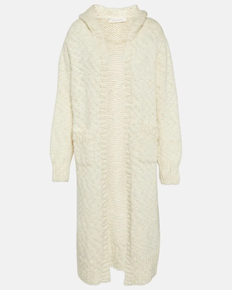 Zimmermann Mantel Wilk aus Wolle Neutral