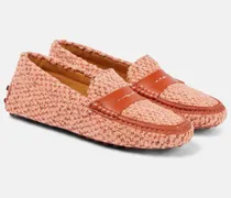 Mokassins Gommino aus Bouclé