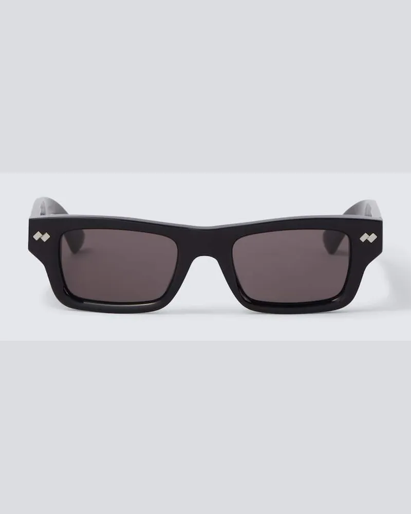 Bottega Veneta Eckige Sonnenbrille Dizzy Schwarz